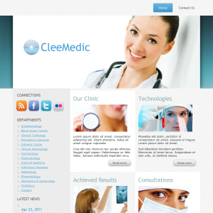 CleeMedic free wordpress theme