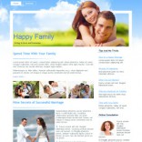 Happy Family free wordpress theme