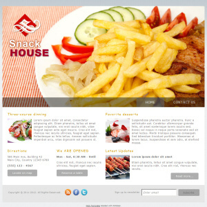 Snack House wordpress theme