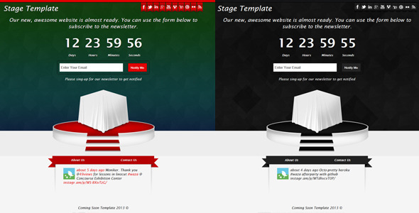 Stage – Responsive Coming Soon Template