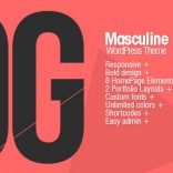 Masculine – Responsive WordPress Theme