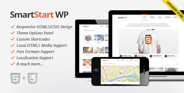 SmartStart WP – Responsive HTML5 Theme